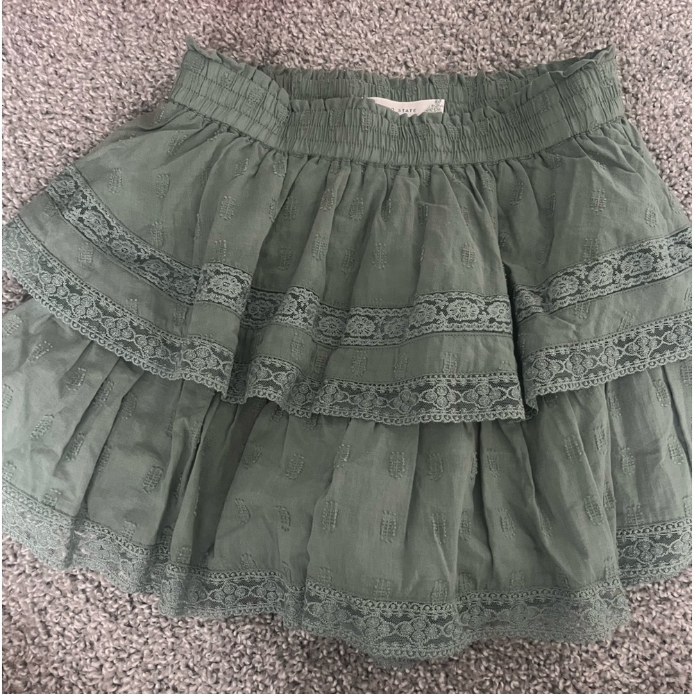 Green altard State skirt